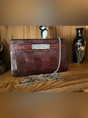 Brighton Woven Crossbody Wallet Bag